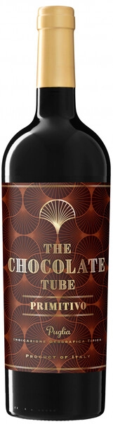 Вино Красное Полусухое The Chocolate Tube Primitivo Puglia 2024 0,75 л фото