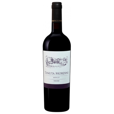 Вино Красное Сухое Tenuta Mordini Merlot Toscana 2018 0,75 л фото