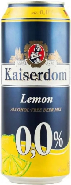 Пиво Светлое Kaiserdom Lemon in can 0,5 л фото