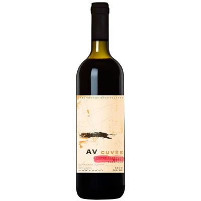 Вино Красное Сухое AV cuvee Cabernet Sauvignon Shiraz Saperavi Crimea 2020 0,75 л фото