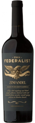Вино Красное Сухое The Federalist Zinfandel Aged in Bourbon Barrels Lodi 2022 0,75 л фото