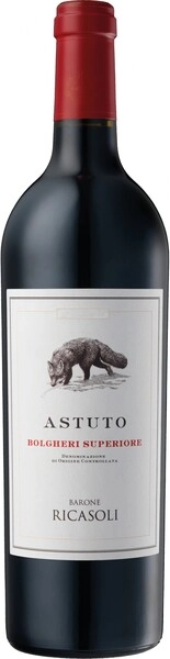Вино Красное Сухое Barone Ricasoli Astuto Bolgheri Superiore 2019 0,75 л фото