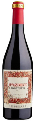 Вино Красное Полусухое Le Preare Appassimento Rosso Veneto 2022 0,75 л фото