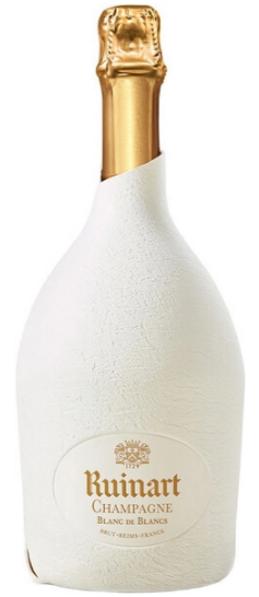 Вино игристое Белое Брют Ruinart Blanc de Blancs Champagne in gift wrap Second Skin 0,75 л фото