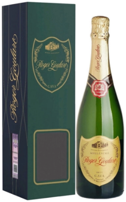 Вино игристое Белое Брют Roger Goulart Millesime Brut Cava in gift box 2023 0,75 л фото