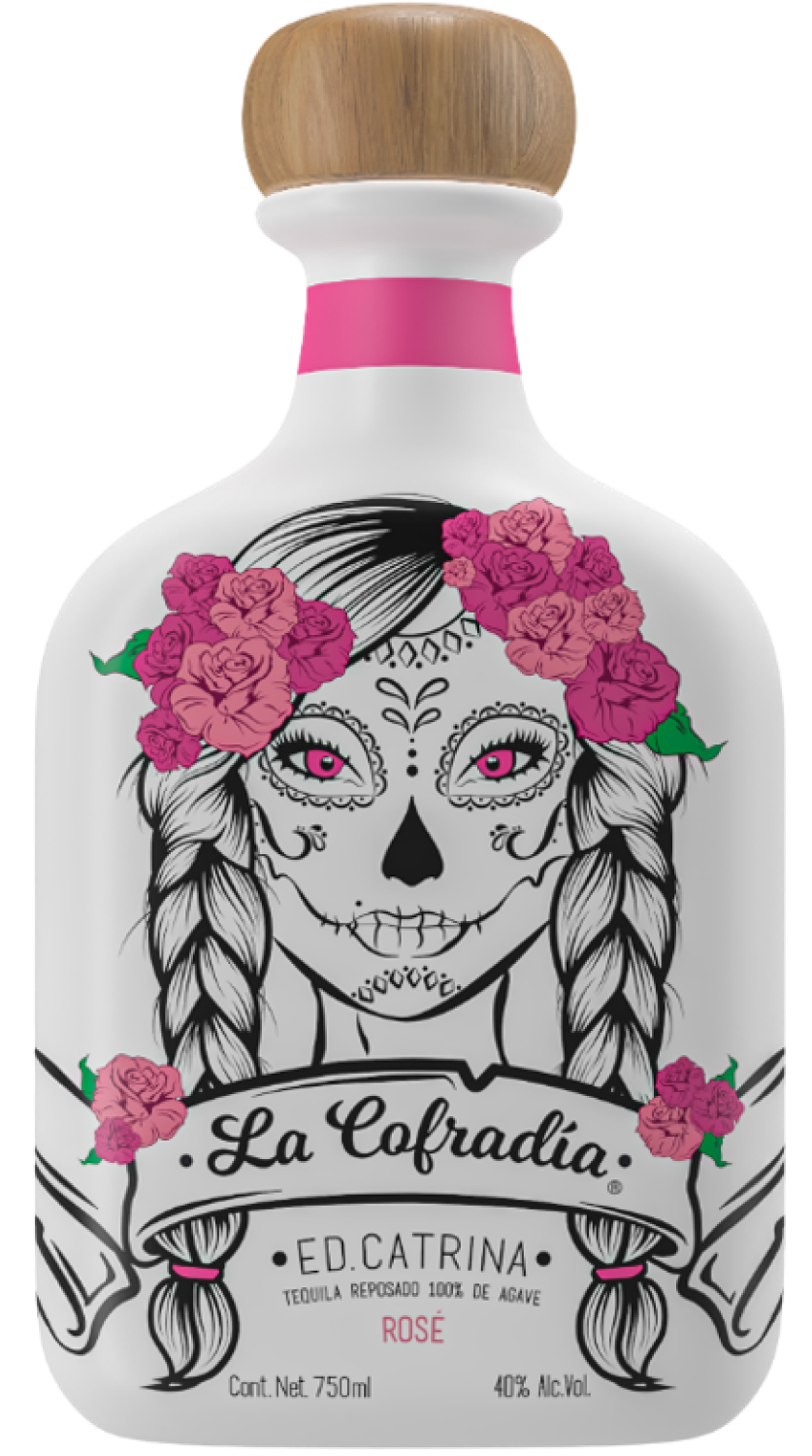 Текила La Cofradia Catrina Reposado Rose 0,75 л фото