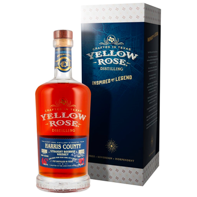 Виски Yellow Rose Harris County Straight Bourbon in gift box 0,70 л фото