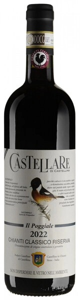 Вино Красное Сухое Castellare di Castellina Il Poggiale Chianti Classico Riserva 2022 0,75 л фото