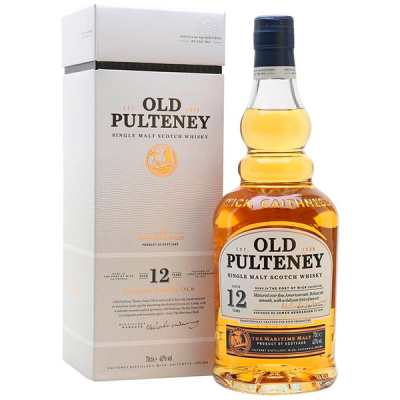 Виски Old Pulteney 12 Years Old Single Malt Highland 0,70 л фото