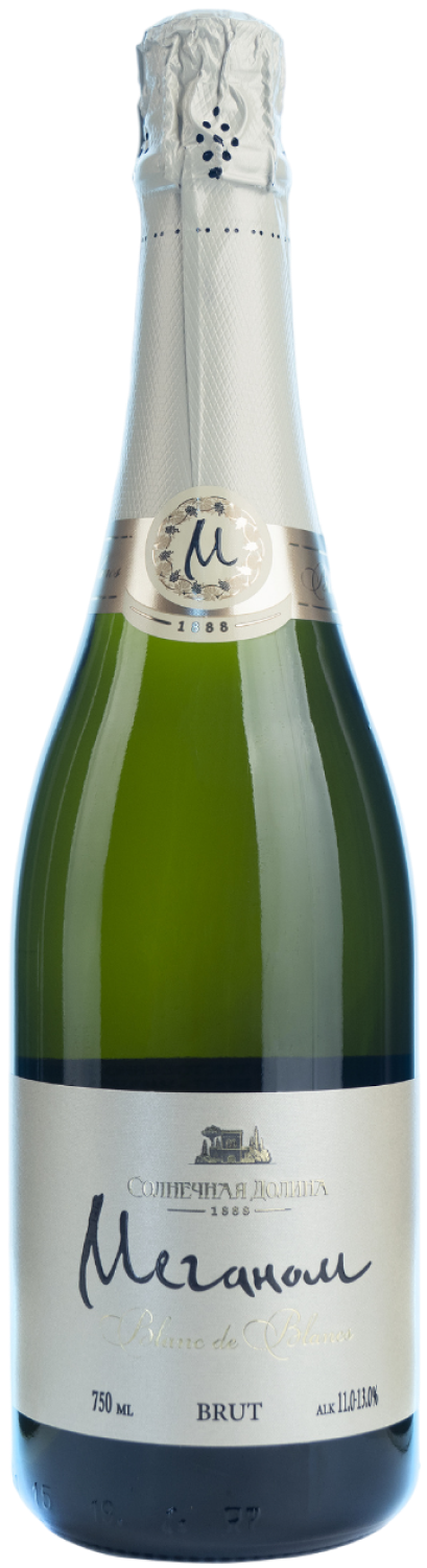Вино игристое Solnechnaya Dolina Meganom Blanc de Blancs Brut 2021 0,75 л фото