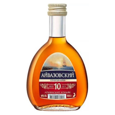 Бренди Aivazovsky 10 Years Old 0,05 л фото