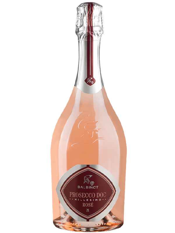 Вино игристое Розовое Брют Balbinot Prosecco Rose Millesimo 2023 0,75 л фото