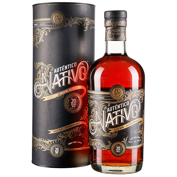 Ром Autentico Nativo 20 Years Old in tube 0,7 л фото