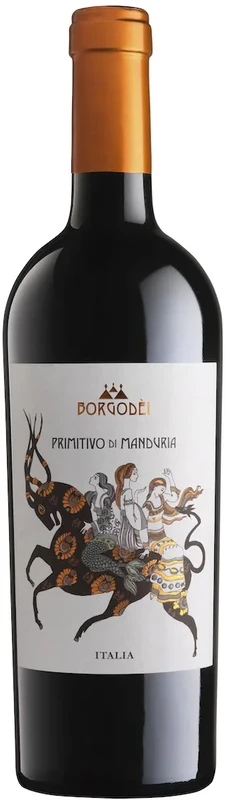 Вино Красное Полусухое Borgodei Primitivo di Manduria 2024 0,75 л фото