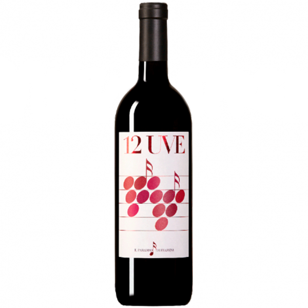 Вино Красное Сухое 12 UVE Maremma Rosso Toscana 2018 0,75 л фото