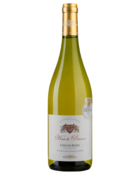 Вино Белое Сухое Haut de Buisson Blanc Cotes du Rhone 2023 0,75 л фото