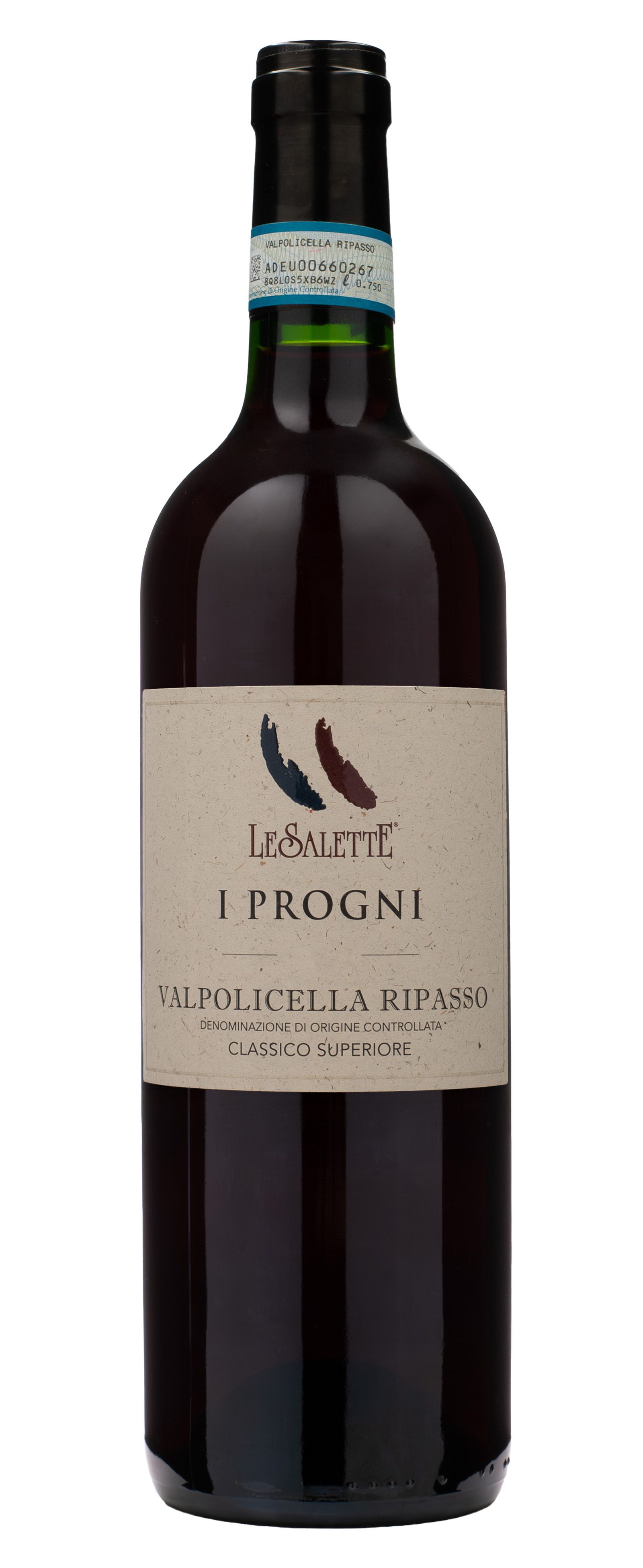 Вино Красное Полусухое Le Salette I Progni Valpolicella Ripasso Classico Superiore 2022 0,75 л фото