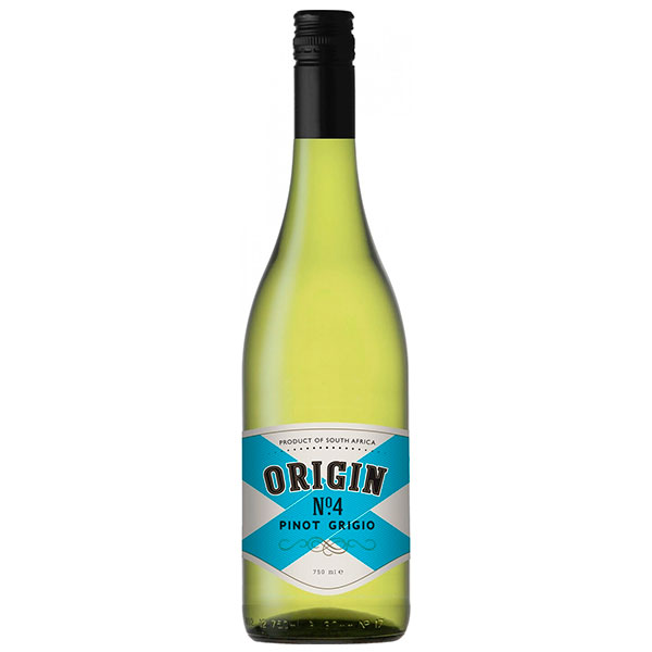 Вино Белое Сухое Origin № 4 Pinot Grigio Western Cape 2023 0,75 л фото