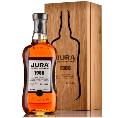 Виски Jura Single Malt Jura in wooden box 1988 0,7 л фото