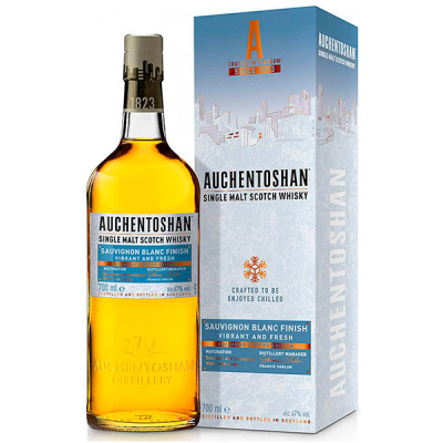 Виски Auchentoshan Sauvignon Blanc Finish Single Malt Lowland in gift box 0,7 л фото