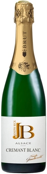 Вино игристое Белое Брют Joseph Beck Cremant d'Alsace Brut Prestige 0,75 л фото