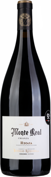 Вино Красное Сухое Bodegas Riojanas Monte Real Crianza Rioja 2021 1,5 л фото