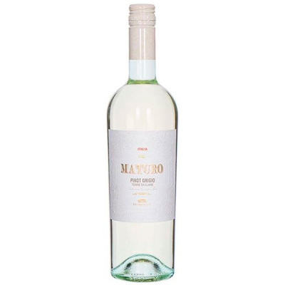 Вино Белое Сухое Castellani Maturo Pinot Grigio Terre Siciliane 2021 0,75 л фото