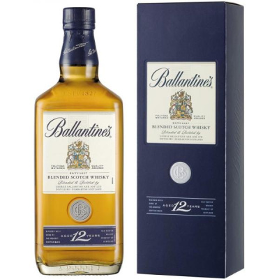 Виски Ballantine's 12 Years Old in gift box 0,70 л фото