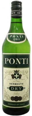 Вермут Белое Ponti Dry 1 л фото