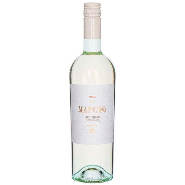 Вино Белое Сухое Castellani Maturo Pinot Grigio Terre Siciliane 2021 0,75 л фото