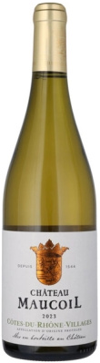 Вино Белое Сухое Chateau Maucoil Cotes du Rhone Villages Blanc 2023 0,75 л фото