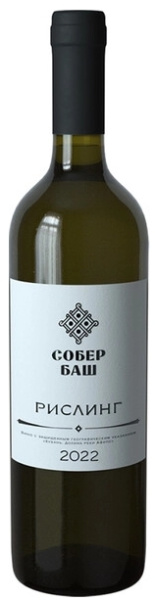 Вино Белое Сухое Sober Bash Classic Riesling 2022 0,75 л фото