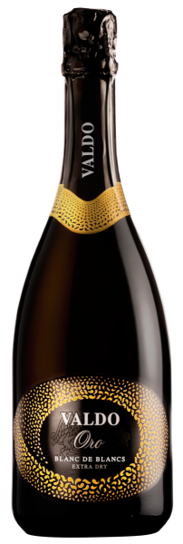 Вино игристое Вальдо Кюве Оро Блан де Блан Экстра Драй 2022 Белое Сухое 11% 0,75 л фото