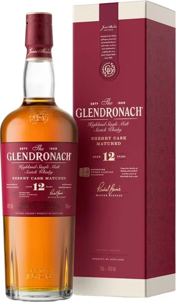 Виски Glendronach 12 Years Old Single Malt Highland in gift box 0,7 л фото