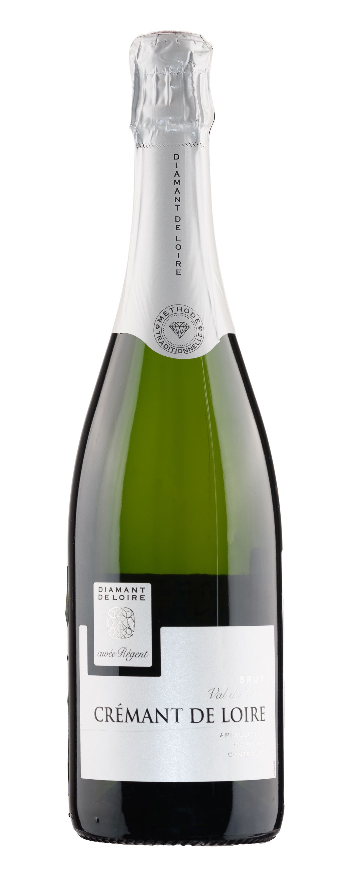 Вино игристое Белое Брют Diamant De Loire Cuvee Regent Cremant de Loire 2023 0,75 л фото