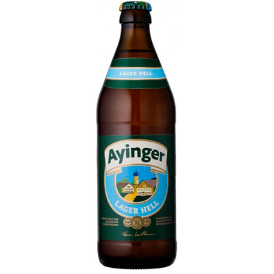 Пиво Ayinger Lager Hell 0,50 л фото