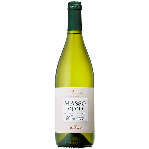 Вино Белое Сухое Marchesi de Frescobaldi Massovivo Vermentino Toscana 2022 0,75 л фото