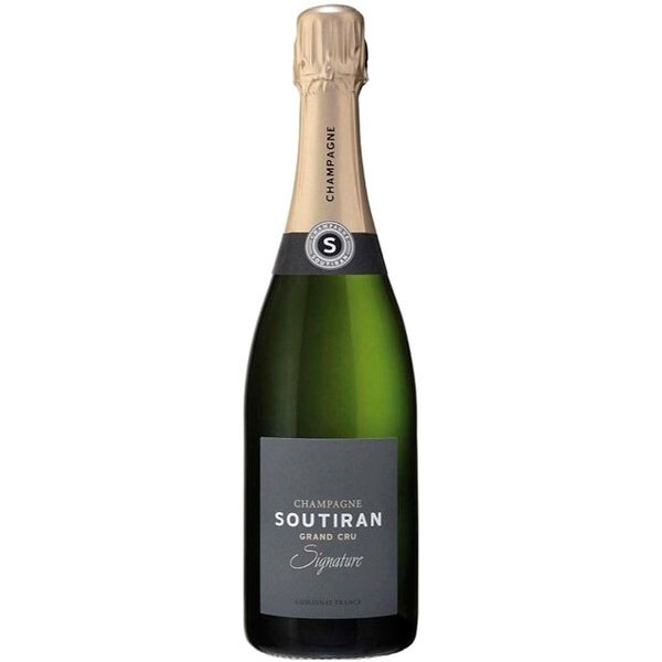 Вино игристое Белое Брют Soutiran Signature Grand Cru Brut Champagne 0,75 л фото