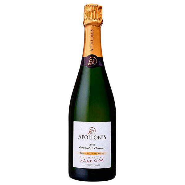 Шампанское Белое Брют Michel Loriot Apollonis Cuvee Authentic Meunier Blanc de Noirs Brut Champagne 0,75 л фото