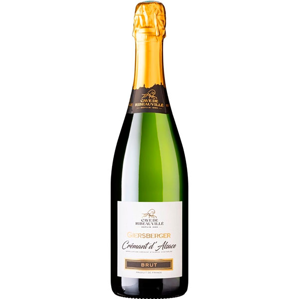 Вино игристое Белое Брют Cave de Ribeauville Giersberger Cremant d'Alsace 0,75 л фото