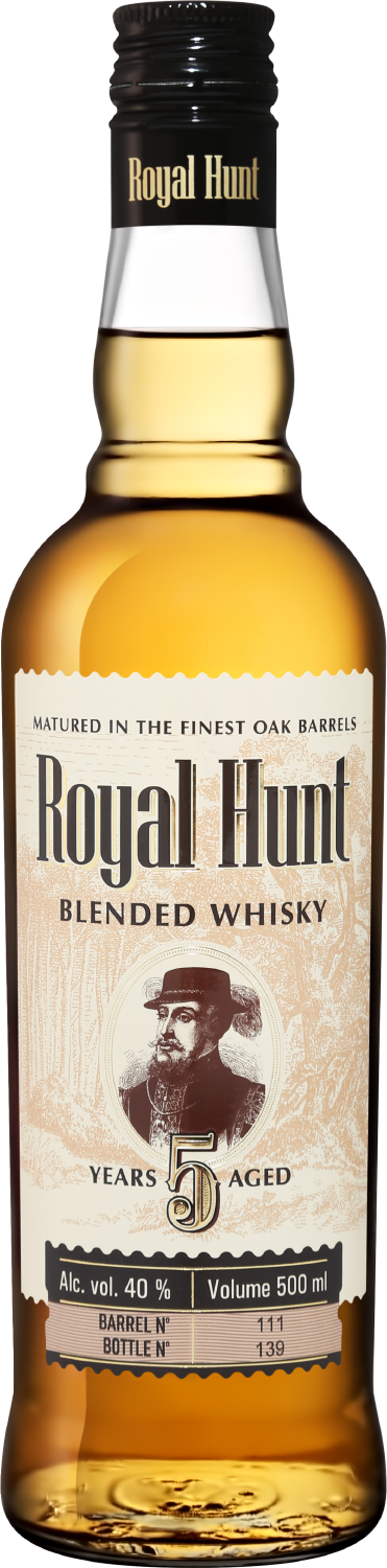 Виски Royal Hunt Blended Whisky 5 yo 0,5 л фото