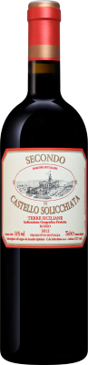 Вино Секондо ди Кастелло Соликьятта Сицилия 2012 красное сухое 14% 0,75 л фото
