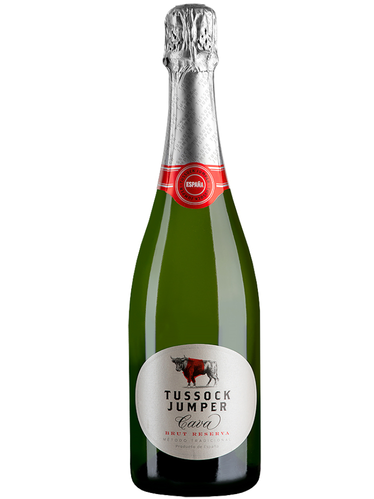 Вино игристое Белое Брют Tussock Jumper Cava Reserva 2023 0,75 л фото