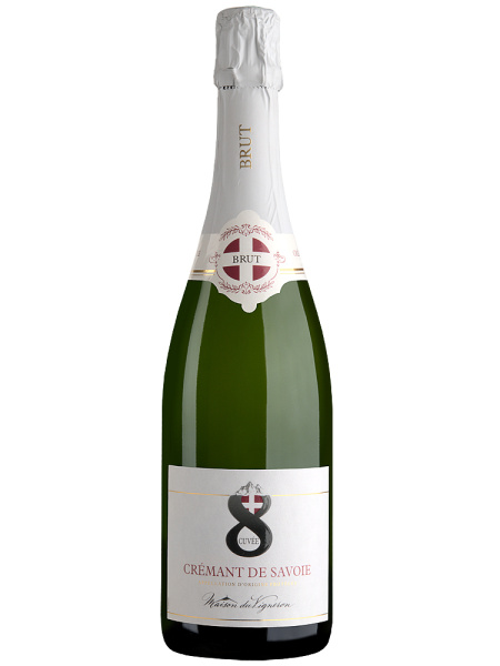 Вино игристое Белое Брют Cuvee 8 2021 0,75 л фото