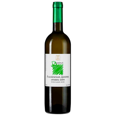 Вино Белое Полусладкое Besini Alazani Valley White 2021 0,75 л фото