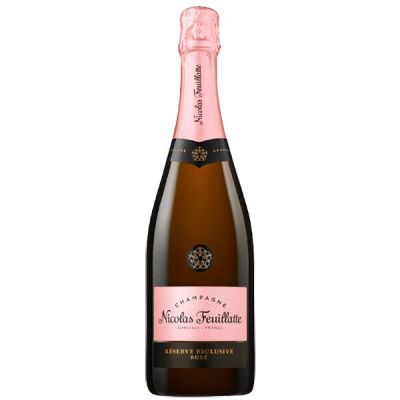 Шампанское Розовое Брют Nicolas Feuillatte Reserve Exclusive Rose Champagne 2015 0,75 л фото