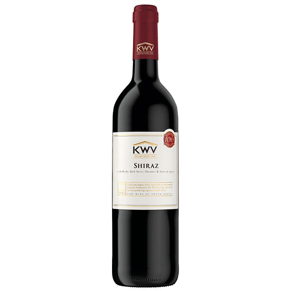 Вино Красное Сухое KWV Classic Collection Shiraz Western Cape 2021 0,75 л фото