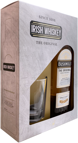 Виски Bushmills Originalwith a glass in gift box 0,7 л фото