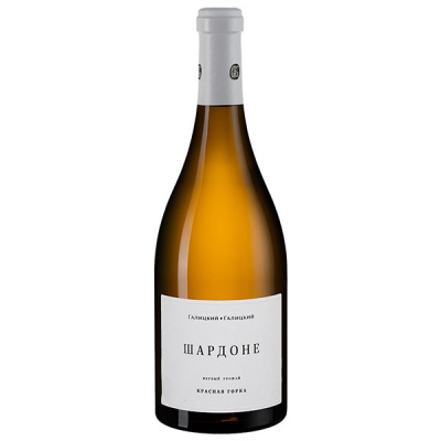 Вино Белое Сухое Galitskiy & Galitskiy Krasnaia Gorka Chardonnay Kuban Anapa 2020 0,75 л фото