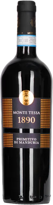 Вино Красное Сухое Monte Tessa 1890 Primitivo di Manduria 2023 0,75 л фото